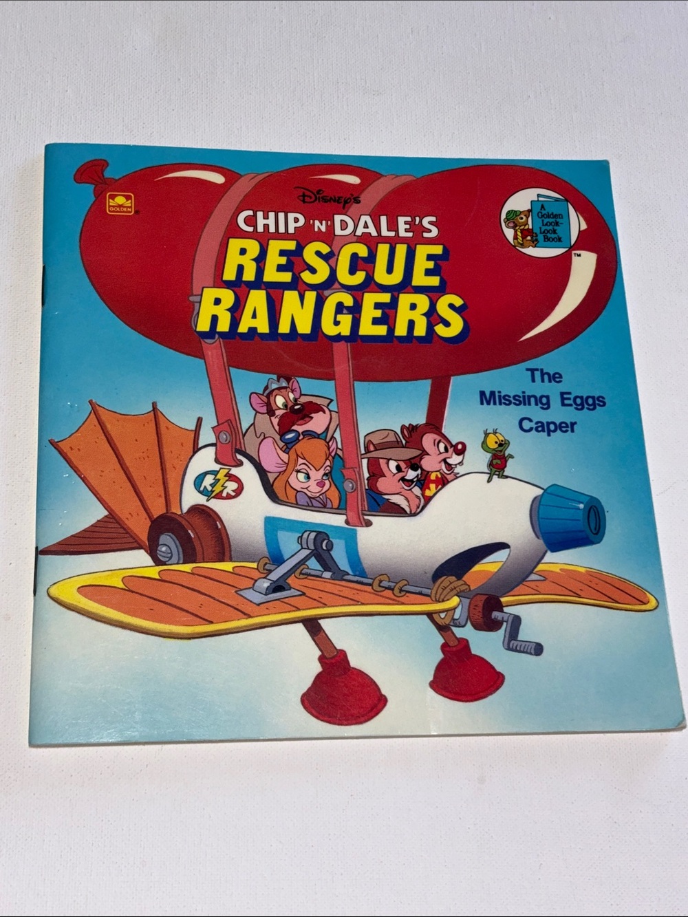 Disney's Chip 'n Dale's Rescue Rangers Missing Eggs Caper Golden Books 1989 Vtg